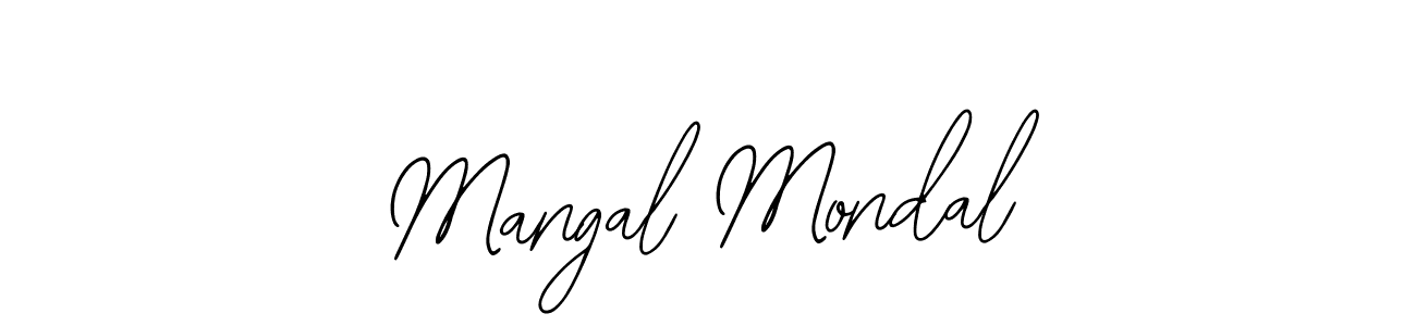 You should practise on your own different ways (Bearetta-2O07w) to write your name (Mangal Mondal) in signature. don't let someone else do it for you. Mangal Mondal signature style 12 images and pictures png