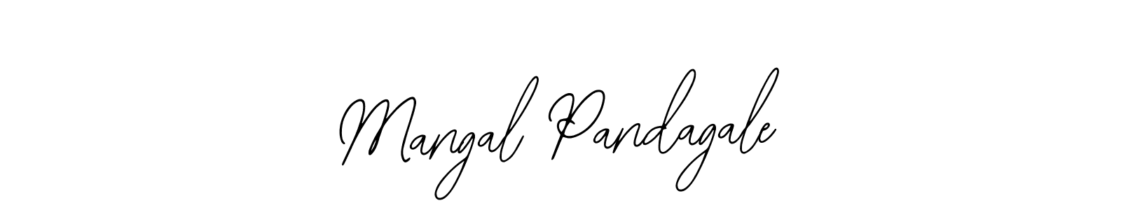 You should practise on your own different ways (Bearetta-2O07w) to write your name (Mangal Pandagale) in signature. don't let someone else do it for you. Mangal Pandagale signature style 12 images and pictures png