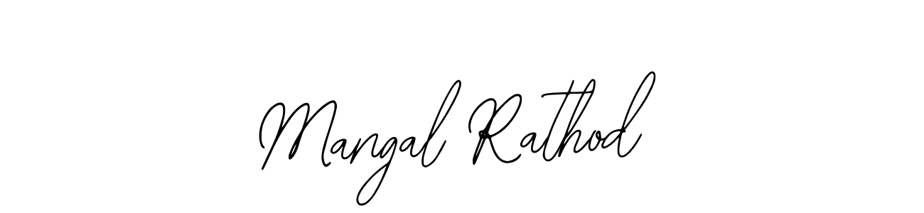 Mangal Rathod stylish signature style. Best Handwritten Sign (Bearetta-2O07w) for my name. Handwritten Signature Collection Ideas for my name Mangal Rathod. Mangal Rathod signature style 12 images and pictures png