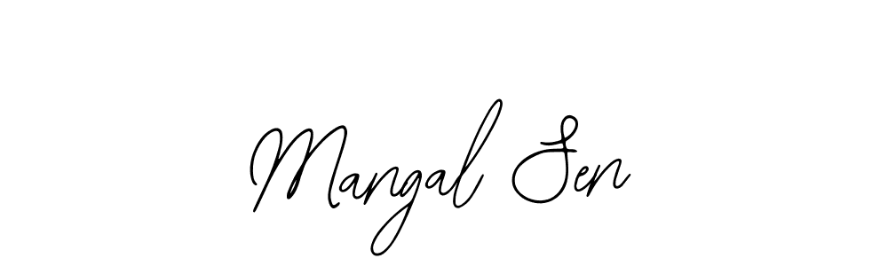 You can use this online signature creator to create a handwritten signature for the name Mangal Sen. This is the best online autograph maker. Mangal Sen signature style 12 images and pictures png