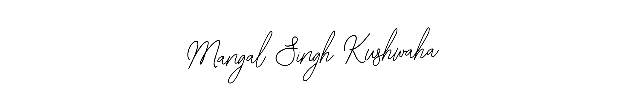 Also we have Mangal Singh Kushwaha name is the best signature style. Create professional handwritten signature collection using Bearetta-2O07w autograph style. Mangal Singh Kushwaha signature style 12 images and pictures png