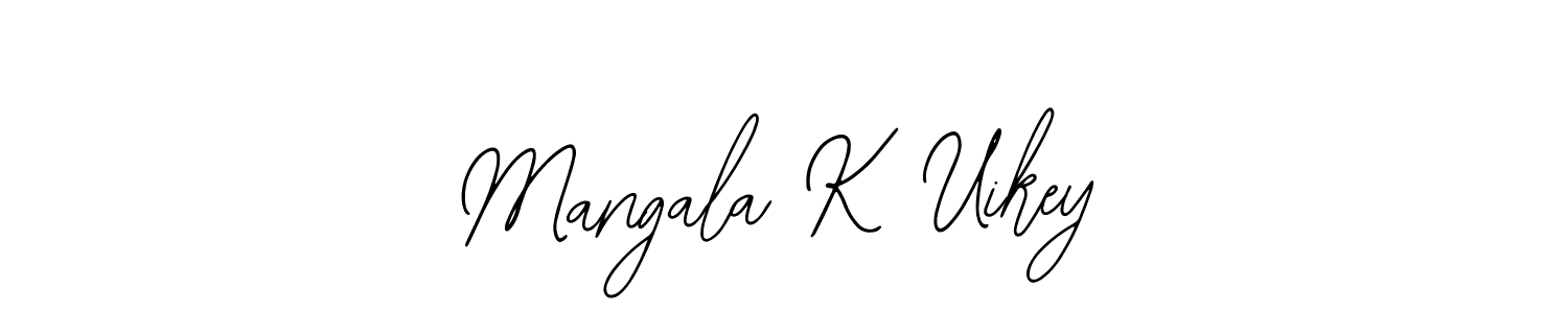 Also You can easily find your signature by using the search form. We will create Mangala K Uikey name handwritten signature images for you free of cost using Bearetta-2O07w sign style. Mangala K Uikey signature style 12 images and pictures png