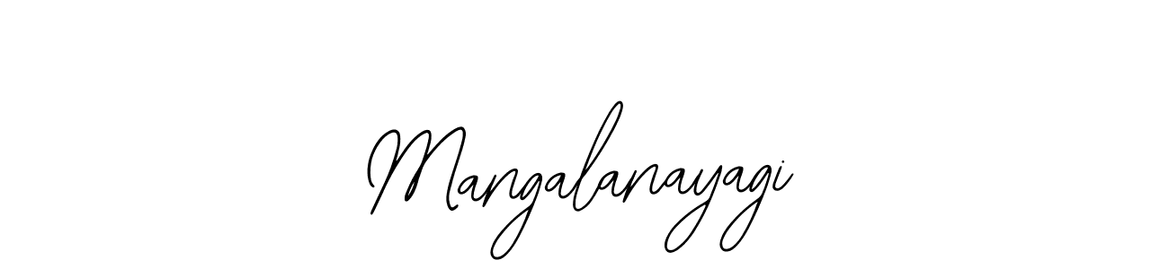How to make Mangalanayagi name signature. Use Bearetta-2O07w style for creating short signs online. This is the latest handwritten sign. Mangalanayagi signature style 12 images and pictures png