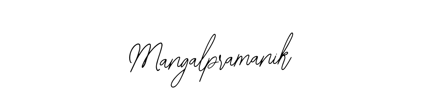 You should practise on your own different ways (Bearetta-2O07w) to write your name (Mangalpramanik) in signature. don't let someone else do it for you. Mangalpramanik signature style 12 images and pictures png