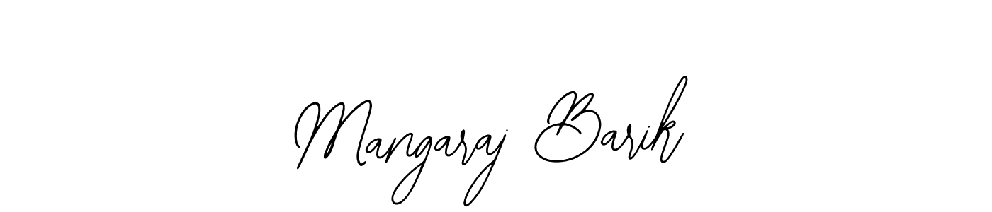 The best way (Bearetta-2O07w) to make a short signature is to pick only two or three words in your name. The name Mangaraj Barik include a total of six letters. For converting this name. Mangaraj Barik signature style 12 images and pictures png