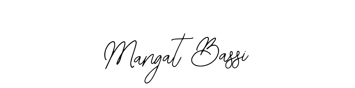 Also You can easily find your signature by using the search form. We will create Mangat Bassi name handwritten signature images for you free of cost using Bearetta-2O07w sign style. Mangat Bassi signature style 12 images and pictures png