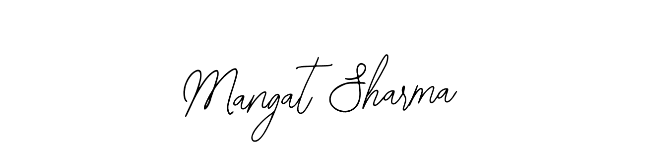 Also we have Mangat Sharma name is the best signature style. Create professional handwritten signature collection using Bearetta-2O07w autograph style. Mangat Sharma signature style 12 images and pictures png