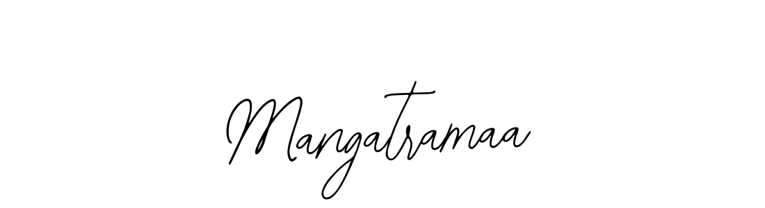 The best way (Bearetta-2O07w) to make a short signature is to pick only two or three words in your name. The name Mangatramaa include a total of six letters. For converting this name. Mangatramaa signature style 12 images and pictures png