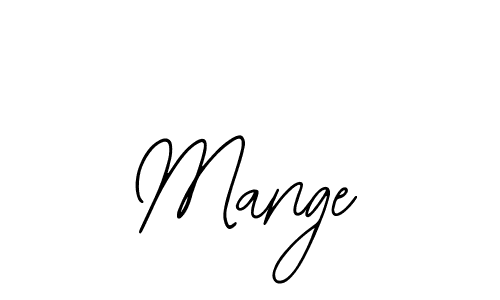 How to make Mange signature? Bearetta-2O07w is a professional autograph style. Create handwritten signature for Mange name. Mange signature style 12 images and pictures png