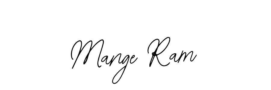 How to make Mange Ram name signature. Use Bearetta-2O07w style for creating short signs online. This is the latest handwritten sign. Mange Ram signature style 12 images and pictures png