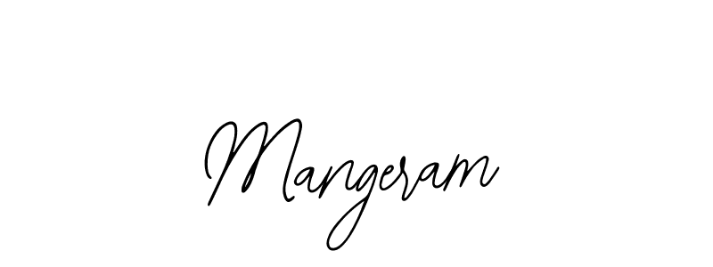 Design your own signature with our free online signature maker. With this signature software, you can create a handwritten (Bearetta-2O07w) signature for name Mangeram. Mangeram signature style 12 images and pictures png