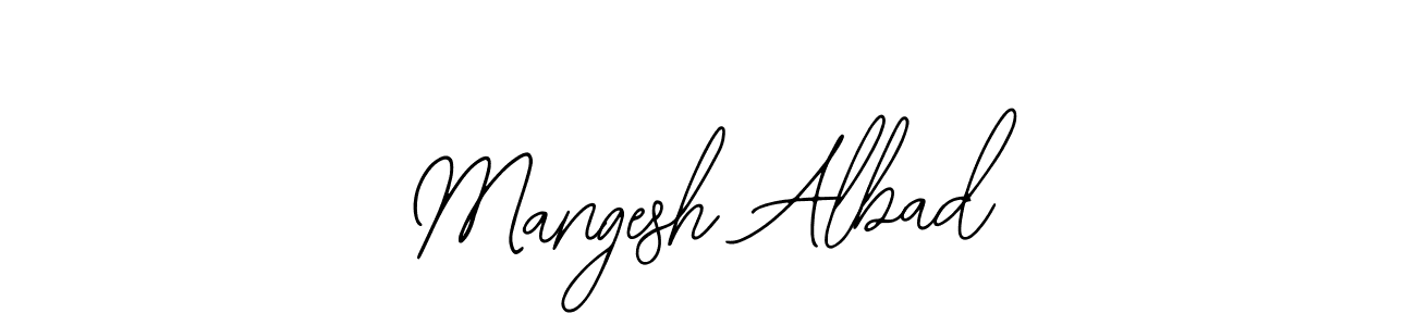 Use a signature maker to create a handwritten signature online. With this signature software, you can design (Bearetta-2O07w) your own signature for name Mangesh Albad. Mangesh Albad signature style 12 images and pictures png
