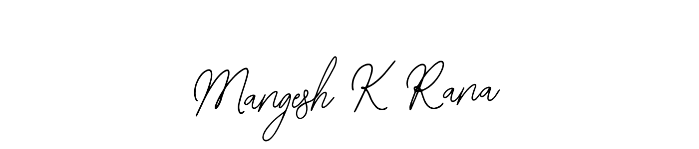 See photos of Mangesh K Rana official signature by Spectra . Check more albums & portfolios. Read reviews & check more about Bearetta-2O07w font. Mangesh K Rana signature style 12 images and pictures png