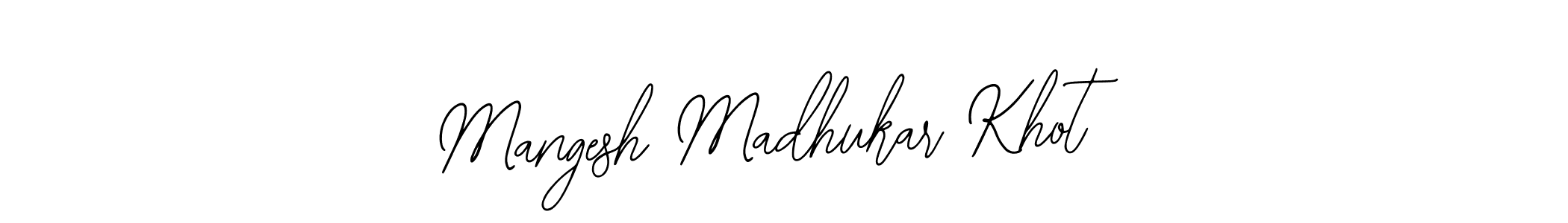 Make a beautiful signature design for name Mangesh Madhukar Khot. With this signature (Bearetta-2O07w) style, you can create a handwritten signature for free. Mangesh Madhukar Khot signature style 12 images and pictures png