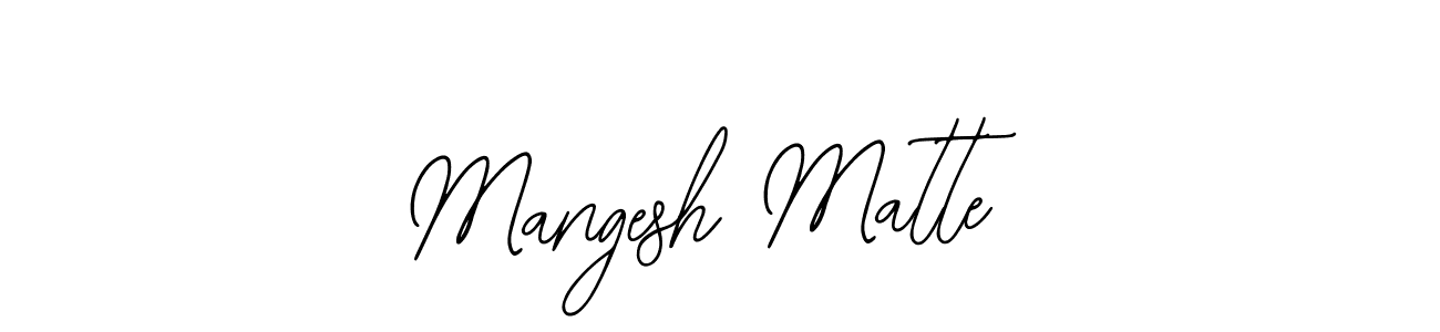 Make a beautiful signature design for name Mangesh Matte. With this signature (Bearetta-2O07w) style, you can create a handwritten signature for free. Mangesh Matte signature style 12 images and pictures png