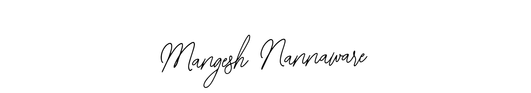 if you are searching for the best signature style for your name Mangesh Nannaware. so please give up your signature search. here we have designed multiple signature styles  using Bearetta-2O07w. Mangesh Nannaware signature style 12 images and pictures png