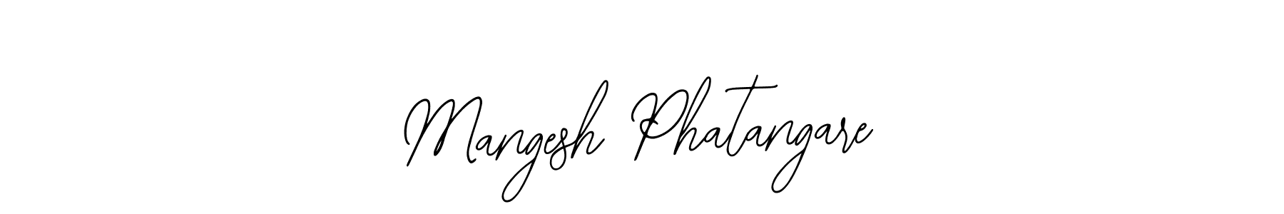 Also You can easily find your signature by using the search form. We will create Mangesh Phatangare name handwritten signature images for you free of cost using Bearetta-2O07w sign style. Mangesh Phatangare signature style 12 images and pictures png
