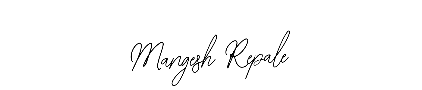 See photos of Mangesh Repale official signature by Spectra . Check more albums & portfolios. Read reviews & check more about Bearetta-2O07w font. Mangesh Repale signature style 12 images and pictures png