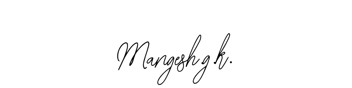 See photos of Mangesh.g.k. official signature by Spectra . Check more albums & portfolios. Read reviews & check more about Bearetta-2O07w font. Mangesh.g.k. signature style 12 images and pictures png