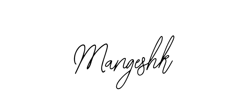 You should practise on your own different ways (Bearetta-2O07w) to write your name (Mangeshk) in signature. don't let someone else do it for you. Mangeshk signature style 12 images and pictures png