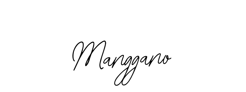 if you are searching for the best signature style for your name Manggano. so please give up your signature search. here we have designed multiple signature styles  using Bearetta-2O07w. Manggano signature style 12 images and pictures png