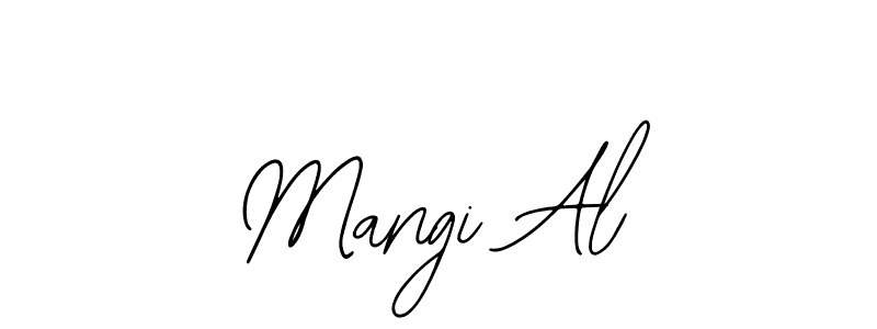 Design your own signature with our free online signature maker. With this signature software, you can create a handwritten (Bearetta-2O07w) signature for name Mangi Al. Mangi Al signature style 12 images and pictures png