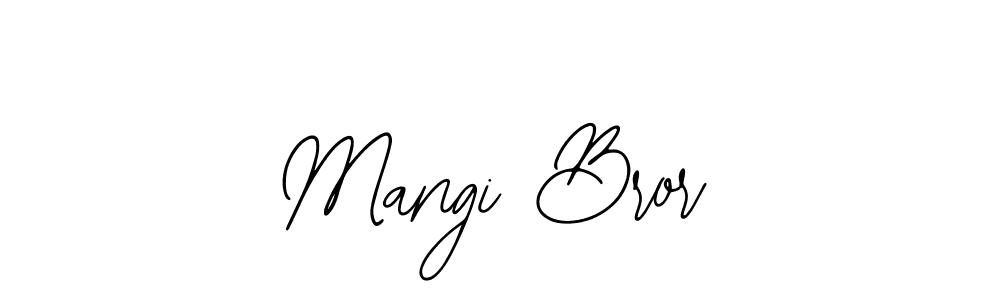 Check out images of Autograph of Mangi Bror name. Actor Mangi Bror Signature Style. Bearetta-2O07w is a professional sign style online. Mangi Bror signature style 12 images and pictures png