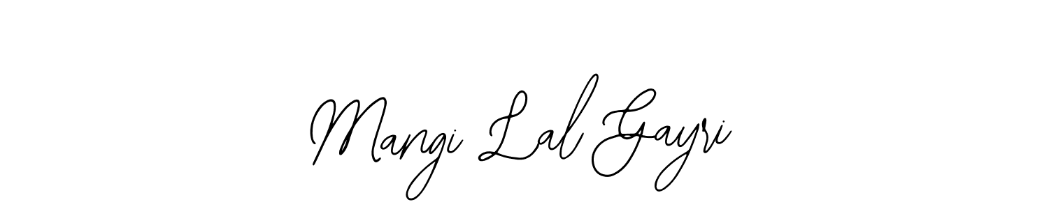 Make a beautiful signature design for name Mangi Lal Gayri. Use this online signature maker to create a handwritten signature for free. Mangi Lal Gayri signature style 12 images and pictures png