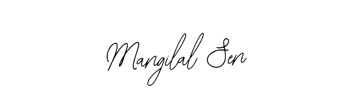 How to Draw Mangilal Sen signature style? Bearetta-2O07w is a latest design signature styles for name Mangilal Sen. Mangilal Sen signature style 12 images and pictures png