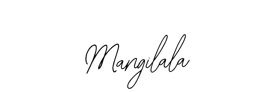 How to make Mangilala name signature. Use Bearetta-2O07w style for creating short signs online. This is the latest handwritten sign. Mangilala signature style 12 images and pictures png