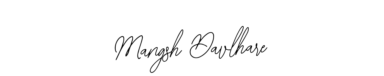 Design your own signature with our free online signature maker. With this signature software, you can create a handwritten (Bearetta-2O07w) signature for name Mangsh Davlhare. Mangsh Davlhare signature style 12 images and pictures png