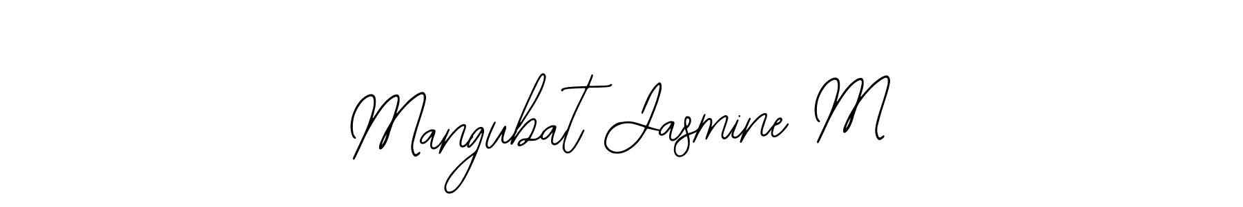 Create a beautiful signature design for name Mangubat Jasmine M. With this signature (Bearetta-2O07w) fonts, you can make a handwritten signature for free. Mangubat Jasmine M signature style 12 images and pictures png