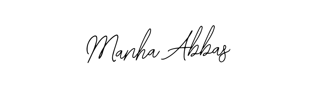 How to make Manha Abbas signature? Bearetta-2O07w is a professional autograph style. Create handwritten signature for Manha Abbas name. Manha Abbas signature style 12 images and pictures png