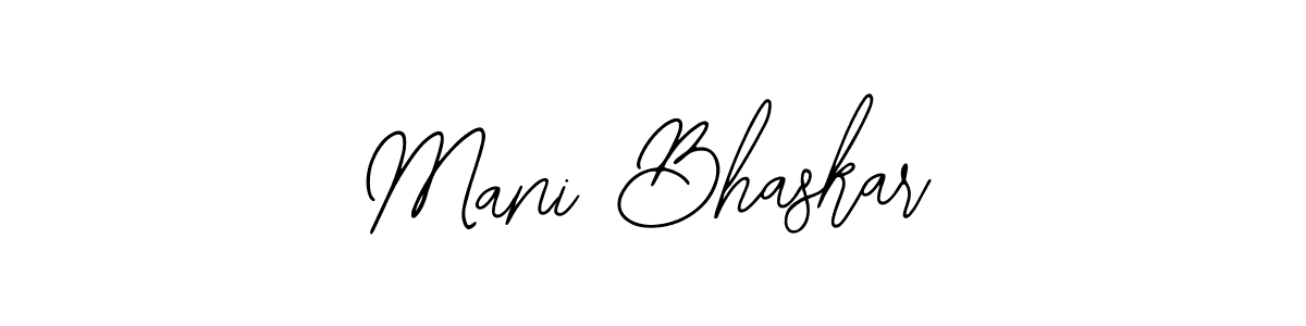 Also we have Mani Bhaskar name is the best signature style. Create professional handwritten signature collection using Bearetta-2O07w autograph style. Mani Bhaskar signature style 12 images and pictures png