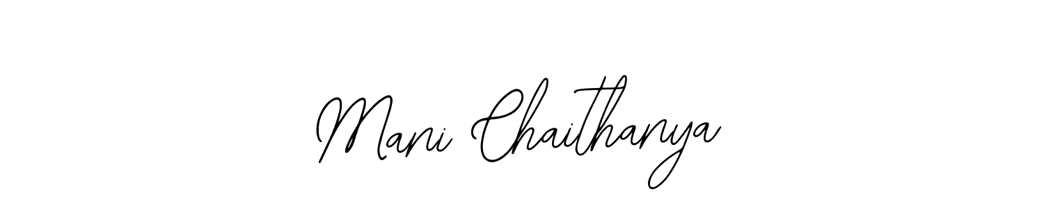 Mani Chaithanya stylish signature style. Best Handwritten Sign (Bearetta-2O07w) for my name. Handwritten Signature Collection Ideas for my name Mani Chaithanya. Mani Chaithanya signature style 12 images and pictures png