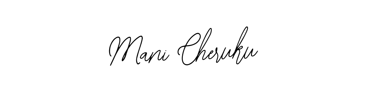 if you are searching for the best signature style for your name Mani Cheruku. so please give up your signature search. here we have designed multiple signature styles  using Bearetta-2O07w. Mani Cheruku signature style 12 images and pictures png