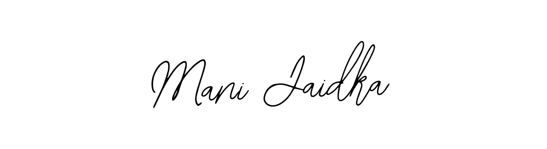 Also You can easily find your signature by using the search form. We will create Mani Jaidka name handwritten signature images for you free of cost using Bearetta-2O07w sign style. Mani Jaidka signature style 12 images and pictures png