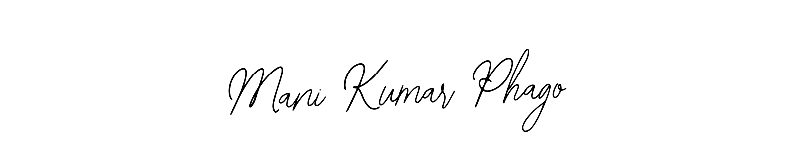Make a beautiful signature design for name Mani Kumar Phago. Use this online signature maker to create a handwritten signature for free. Mani Kumar Phago signature style 12 images and pictures png