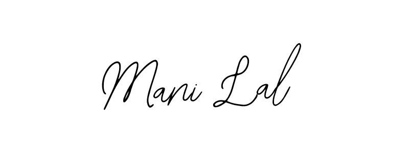 Similarly Bearetta-2O07w is the best handwritten signature design. Signature creator online .You can use it as an online autograph creator for name Mani Lal. Mani Lal signature style 12 images and pictures png