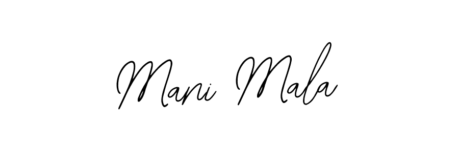 Design your own signature with our free online signature maker. With this signature software, you can create a handwritten (Bearetta-2O07w) signature for name Mani Mala. Mani Mala signature style 12 images and pictures png