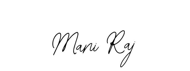 How to make Mani Raj name signature. Use Bearetta-2O07w style for creating short signs online. This is the latest handwritten sign. Mani Raj signature style 12 images and pictures png