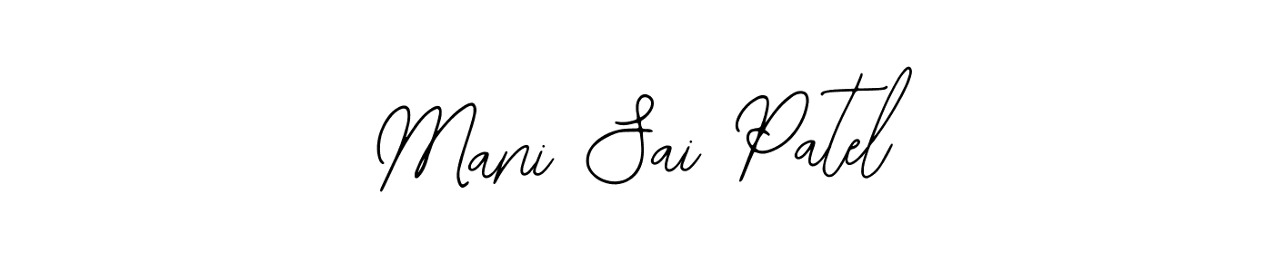 Also we have Mani Sai Patel name is the best signature style. Create professional handwritten signature collection using Bearetta-2O07w autograph style. Mani Sai Patel signature style 12 images and pictures png