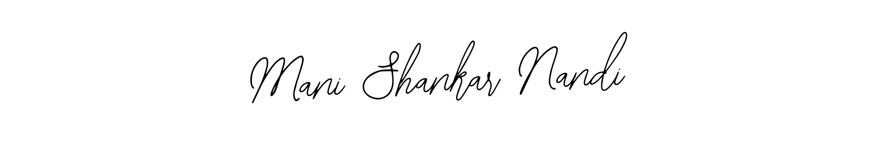 Use a signature maker to create a handwritten signature online. With this signature software, you can design (Bearetta-2O07w) your own signature for name Mani Shankar Nandi. Mani Shankar Nandi signature style 12 images and pictures png