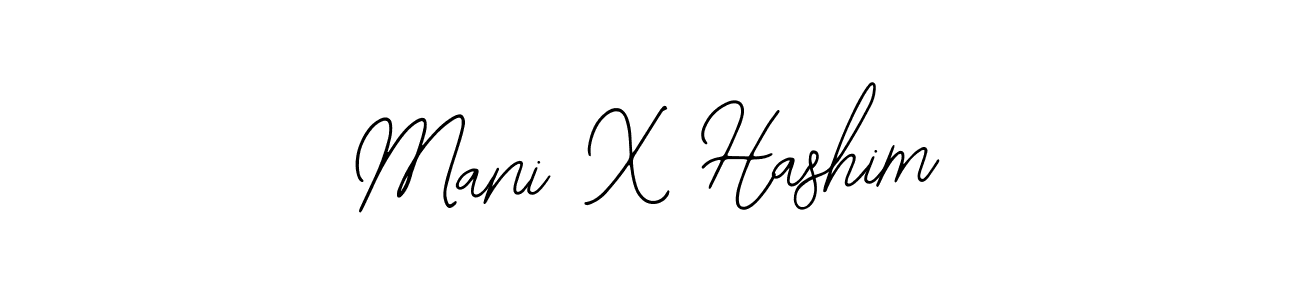 Create a beautiful signature design for name Mani X Hashim. With this signature (Bearetta-2O07w) fonts, you can make a handwritten signature for free. Mani X Hashim signature style 12 images and pictures png