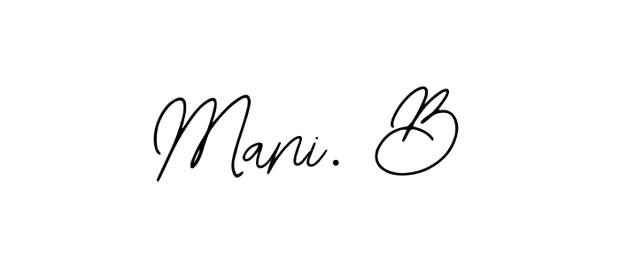 Create a beautiful signature design for name Mani. B. With this signature (Bearetta-2O07w) fonts, you can make a handwritten signature for free. Mani. B signature style 12 images and pictures png