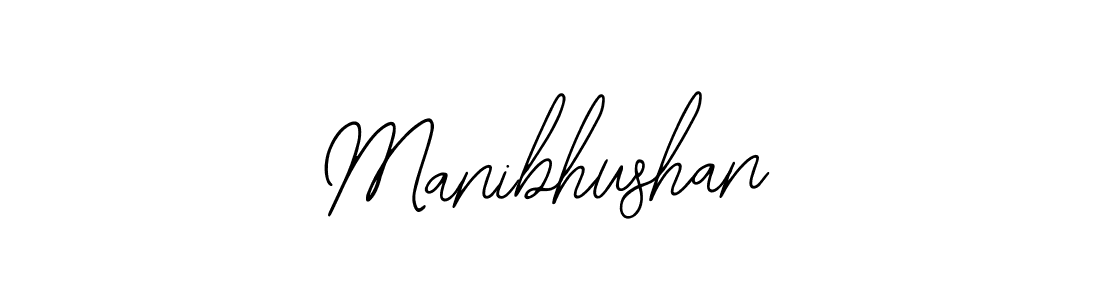 Design your own signature with our free online signature maker. With this signature software, you can create a handwritten (Bearetta-2O07w) signature for name Manibhushan. Manibhushan signature style 12 images and pictures png