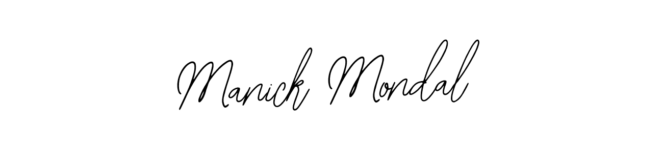 How to Draw Manick Mondal signature style? Bearetta-2O07w is a latest design signature styles for name Manick Mondal. Manick Mondal signature style 12 images and pictures png