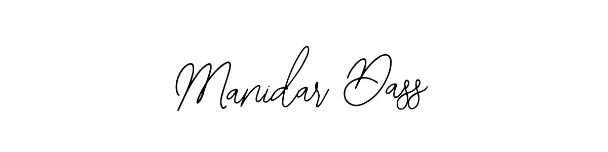 How to make Manidar Dass name signature. Use Bearetta-2O07w style for creating short signs online. This is the latest handwritten sign. Manidar Dass signature style 12 images and pictures png