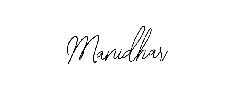 Manidhar stylish signature style. Best Handwritten Sign (Bearetta-2O07w) for my name. Handwritten Signature Collection Ideas for my name Manidhar. Manidhar signature style 12 images and pictures png