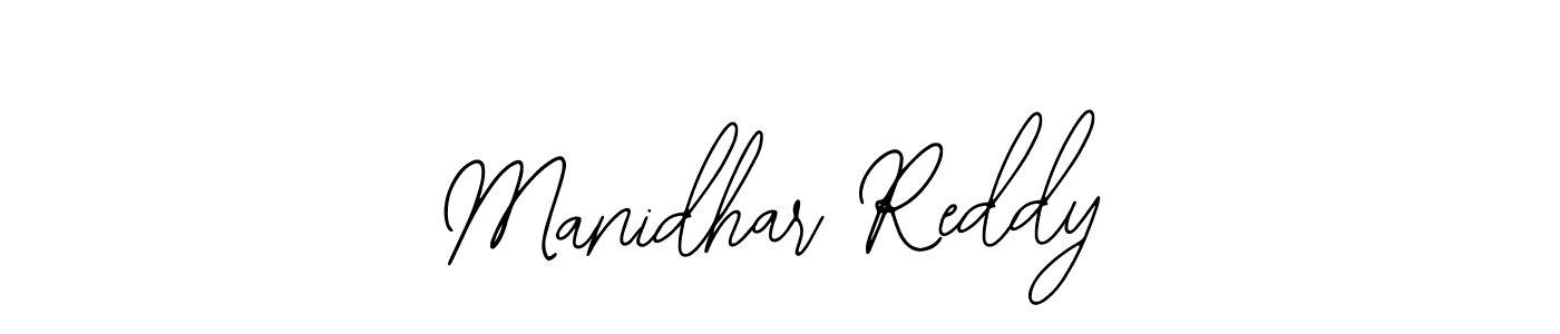 if you are searching for the best signature style for your name Manidhar Reddy. so please give up your signature search. here we have designed multiple signature styles  using Bearetta-2O07w. Manidhar Reddy signature style 12 images and pictures png